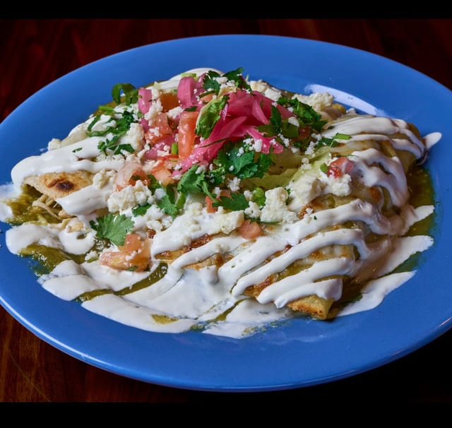 Enchiladas Poblanas.