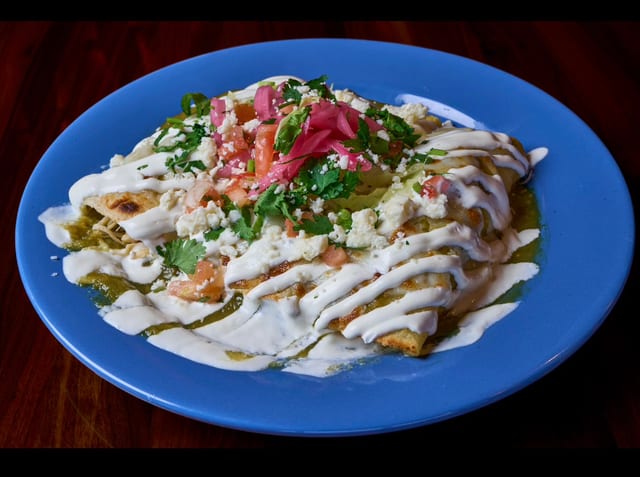Shrimp Enchiladas.