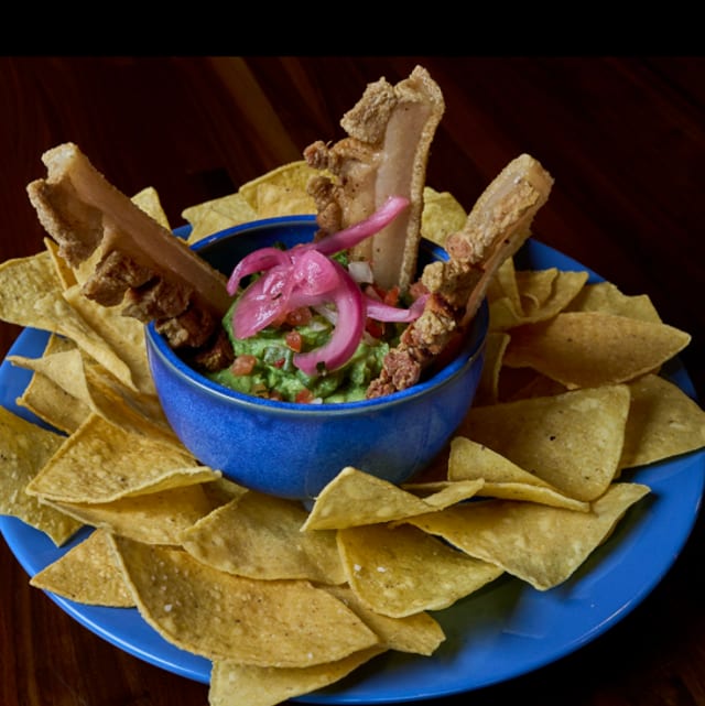 Chicharron Guacamole.