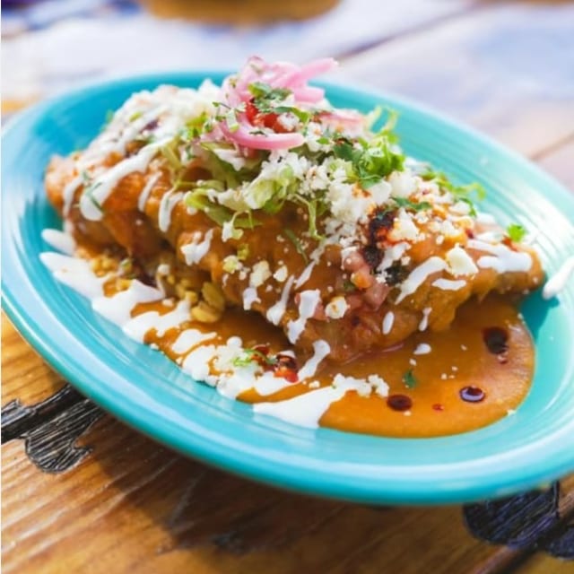 Enchiladas Poblanas.
