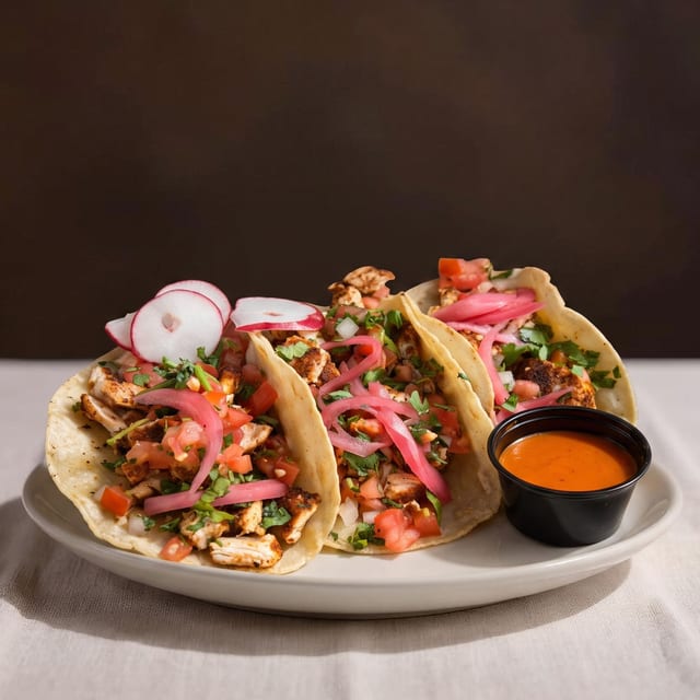 Blackened Chicken Tacos.