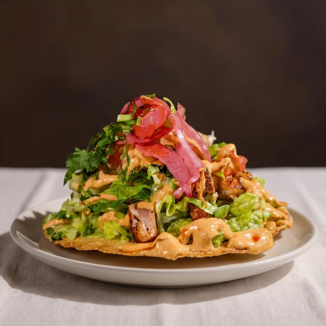 Ahi Tuna Tostada.